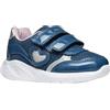 Geox B SPRINTYE Girl A - Scarpe da Ginnastica Bambina, Avio/Silver,