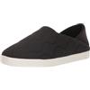 TOMS Ezra, Pantofole Uomo, Black Quilted Cotton Ripstop, 40.5 EU