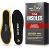 VKTRY Gold - Solette ad alte prestazioni in fibra di carbonio, inserti su misura per scarpe senza tacchetti, per basket, pallavolo, sport con racchetta, corsa e altro, protezione dagli infortuni