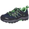 CMP Kids Rigel Low Trekking Shoe WP, Scarpe da Trekking Basse Unisex-Bambini, Blu (B.Blue-Gecko 51AK), 30 EU