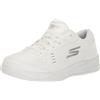 Skechers Viper Court Smash - Scarpe da Pickleball da Donna per Interni ed Esterni, vestibilità Comoda, Bianco, 37.5 EU