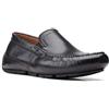 Clarks Markman Plain, Mocassini Uomo, Pelle Nera, 42.5 EU