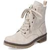 Rieker Donna Stivaletti Y7446, Signora Stivaletti Allacciati,Boots,Chukka Boots,Stivali Corti,Stivali con Lacci,Beige (Beige / 60),36 EU / 3.5 UK