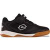 Lotto Sneaker Unisex per Bambini, Nero Bianco, 33 EU