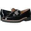 Franco Sarto Carolynn Lug Sole Loafer, Mocassino Basso Donna, Laccato Nero, 41.5 EU