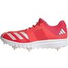 adidas Howzat Spike, Scarpe da Cricket Uomo, Lucid Red/Zero Metalic/Lucid Red, 41 1/3 EU
