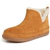 Dearfoams Herren Alpine by Men's Brixen Indoor/Outdoor Memory Foam Boot Slipper Hausschuh, Whiskey, 6.5/7.5 UK