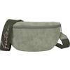 Fritzi aus Preussen Fritzi Bum Vintage Marsupio Donna Ecopelle Borsa a Tracolla Sling Bag Vegana per Quotidiano Festival Città 12 x 29 x 9 cm Nero, Rosa, Marrone, Menta, Verde, Grigio, Beige, Fucsia, Blu, Giallo, Rosso