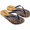 Ipanema Donna Animal Print Vi Fem Flipflop, Giallo Pearly Blue, 35/36 EU