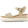TOMS | senza lacci, tomaia in pelle, plateau avvolto in corda, suola CloudBound
