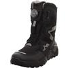 Superfit Rocket 0040 - Stivali da neve Gore-Tex con imbottitura calda, 35 EU, colore: Nero/Grigio, Nero Grigio 0040, 35 EU Larga