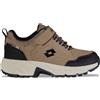 LOTTO Ketcham Low Tex K Unisex Kids, Scarpe da Ginnastica, Marrone e Nero, 30 EU
