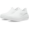 Skechers Go Run Elevate 2.0 Sneaker Donna, Tessuto Bianco con Finiture argentate, 41 EU