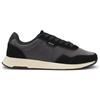 Boss Uomini Titanium Runn Sneakers in Misto Materiali con Dettagli in Pelle Scamosciata, Grigio, 39 EU