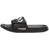 Hummel Larsen Slipper Velcro - Mocassini Unisex - Adulto, Nero (Black), 36 EU