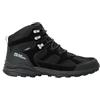 Jack Wolfskin Scarpe da Trekking da Uomo Trail Hiker Texapore Mid, Nero, 39.5 EU