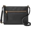 Fossil Women's Small Fiona Crossbody Bag Leather Cross Body - Black