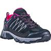 Black Crevice Scarpe da Trekking da Donna I Scarpe da Trekking Low cut I Scarpe da Escursione Impermeabili I Pregiate Scarpe Sportive da Outdoor I Scarpe Imbottite Donna con Ammortizzazione