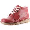 Kickers Kick Hi Donna Marrone/Natural Nubuck Stivali