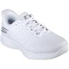 Skechers Donna Viper Court Reload Slip-in ALLENATRICE | Progettate per pickleball, slip-in a mani libere, soletta Arch Fit, ammortizzazione Ultra Flight, suola in gomma Goodyear