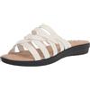 Easy Street Sandalo Sheri Slide da donna, bianco, taglia 45