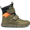 Geox J Flexyper Boy B Abx, Stivaletti Bambini e ragazzi, Military Orange, 28 EU