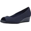 Bandolino Sandali da Donna con Tacco Armory, M, Navy 410, 34.5 EU