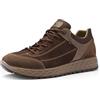 ARA Stresa-GTX, Scarpe da Ginnastica Uomo, Tortora al caffè alla Castagna, 45 EU Larga