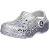 Crocs Unisex Bambino Baya Clog Sabot, Silver, 23/24 EU