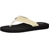 Calvin Klein Caluha Flipflop da donna, Logo avorio 150, 40 EU