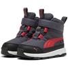 PUMA Evolve Boot Puretex AC+Inf, Sneaker Unisex-Bimbi 0-24, Galactic Gray-Tart Cherry Black, 20 EU