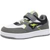 KangaROOS K-CP Bounder Ev, Scarpe da Ginnastica, Grigio Acciaio, Verde Neon, 29 EU