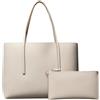 Calvin Klein Donna Borsa Tote Bag Small con Custodia Estraibile, Avorio (Chateau/Desert Taupe), Taglia Unica