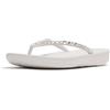 Fitflop Infradito ergonomiche Iqushion Multi-Crystal Donna, Bianco urbano, 43 EU