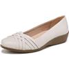 LifeStride Incredible Ballet Flat Donna, Osso, 40.5 EU