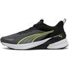 Puma Action PRO TR Cross Trainer, Unisex, Nero-Cool Dark Gray-Sunny Lime, Taglia 40