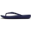 Fitflop Infradito ergonomiche da donna Iqushion multi-cristallo, Blu notte, 37 EU