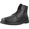 Geox Stivaletto U Ghiacciaio D Uomo, Nero, 39 EU