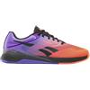 Reebok Sneaker Unisex Nano X5, FTW White Flash Orange Royal Purple, 34.5 EU