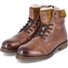 bugatti Stivali da uomo con fodera calda 321-AUF50, cognac, 41, cognac, 41 EU