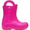 Crocs Handle It Rain Boot K, Stivali Unisex - Bambini e Ragazzi, Pink Crush, 36/37 EU
