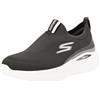 Skechers Go Run Lite - Aurora SkySneaker Donna, Tessuto Nero con Finiture Bianche., 41 EU