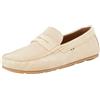 Tommy Hilfiger Mocassini in Pelle Scamosciata Uomo, Beige (Beige), 40