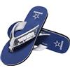 FOCO NFL Womens NFL Infradito con Paillettes - Donna, Donna, Sequin Flip Flop, Dallas Cowboys, Large