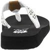 Yellow Box Infradito da donna Benji Benjibenjibenji, con zeppa, S, bianco, 42 EU