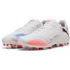 Puma Scarpe da Calcio Unisex Future 8 Play MG, Puma Bianco Puma Nero Rosso Brillante, 46 EU