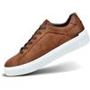 bugatti Sneaker da Uomo Senza Tempo per Un Look Versatile, Sportivo ed Elegante con Lacci, Cognac, 42 EU