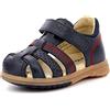 Kickers Platiback - Sandali Bimbo 0-24, Blu (Marine 10), 20 EU
