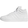 adidas Unisex - Adulto Hoops Mid Classic Shoes, Ftwr White/Ftwr White/Grey Two, 48 EU