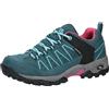 Brütting Mount Pinos Low, Scarpe da Trekking Donna, Petrol/Türkis/Pink, 40 EU